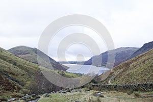 A View of the Mountains in the Lake District, England