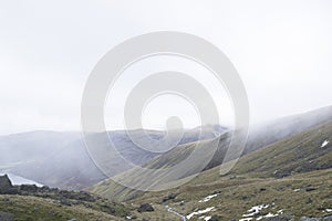 A View of the Mountains in the Lake District, England