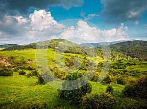 View of mountains landscape