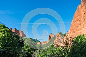 View of the mountains of Las Medulas, a World Heritage Site