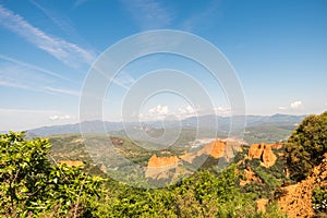 View of the mountains of Las Medulas, a World Heritage Site photo