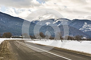 View of the mountains