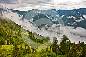 View from mountains peak