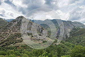 View of mountains of PeÃÂ±alba de Santiago, Spain. photo