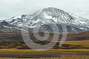 View of mountains in Sico Pass photo