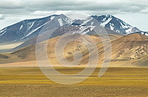 View of mountains in Sico Pass photo