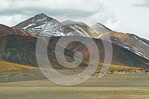 View of mountains in Sico Pass photo