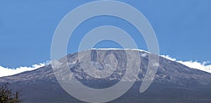 View of Mt. Kilimanjaro for background use