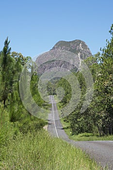 View of Mt. Tibrogargan of the Glass House Mountains