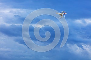 View on multicopter flight