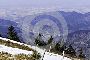 View at Munstertal from Belchen, Germany