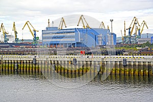 View of Murmansk Commercial Seaport