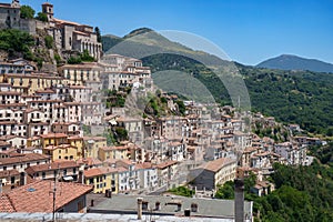 View of Muro Lucano, in Potenza province, Italy