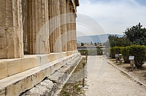 View of The Museum of Ancient Agora From the Temple of Hephaestus