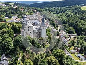 View of Mylau Castle in Vogtland