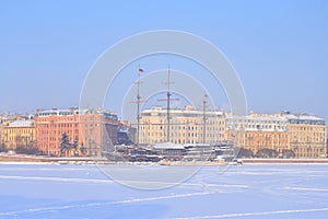 View of Mytninskaya quay on Petrograd side photo