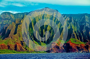 View of the Na Pali Coast, Kahuai photo