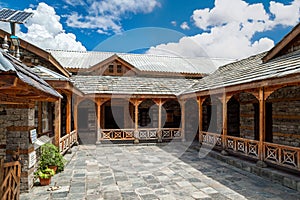 A view of Naggar castle near Manali