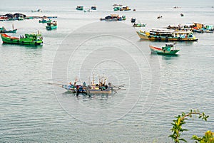 View of Nam Du island in Kiengiang, Vietnam.