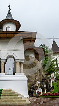 View of Namaiesti Monastery, built in stone - Arges County