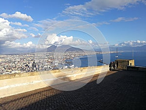 View of Naples from Castel Sant`Elmo