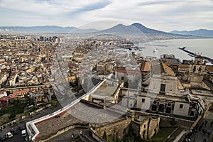 View of Naples from Castle Sant Elmo