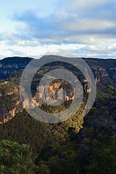 A view of Narrowneck in the Blue Mountains