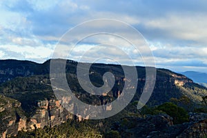 A view of Narrowneck in the Blue Mountains