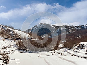 View of National park Lovchen, Montenegro