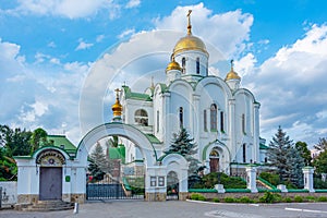 View of the Nativity Cathedral in Tiraspol, Moldova