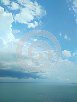 Approaching thundery front over the Black Sea