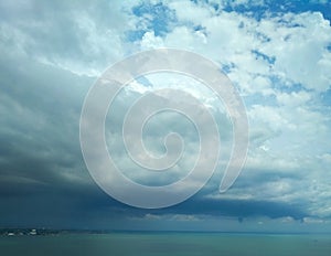 Approaching thundery front over the Black Sea