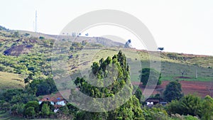 View of nature and Andrelândia hill