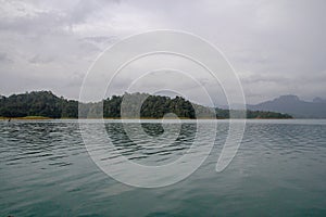 View of nature landscape Chiao Lan Dam