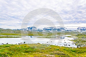 view of nature near Finse along the most scenical railway track in norway between Oslo and Bergen...IMAGE