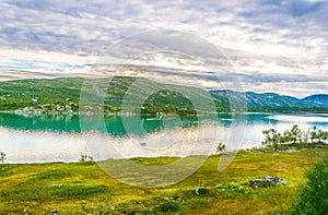 view of nature near Finse along the most scenical railway track in norway between Oslo and Bergen...IMAGE