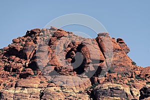View of nature in Red Rock Canyon in Nevada, USA
