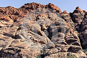 View of nature in Red Rock Canyon in Nevada, USA