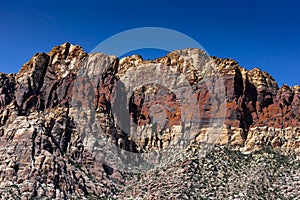 View of nature in Red Rock Canyon in Nevada, USA