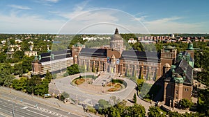 View of the Naturhistoriska Riksmuseet located in Stockholm, Sweden