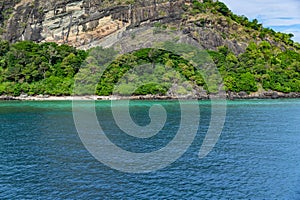 View of Naviti Islands coastlines