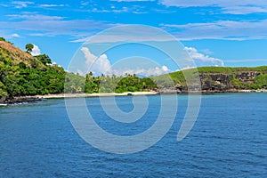 View of Naviti Islands coastlines