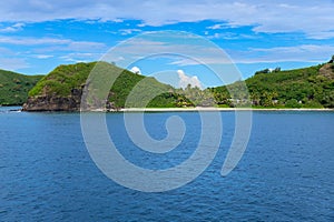 View of Naviti Islands coastlines