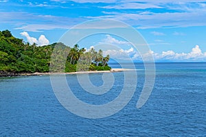 View of Naviti Islands coastlines