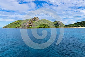 View of Naviti Islands coastlines