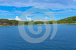 View of Naviti Islands coastlines