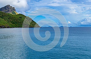 View of Naviti Islands coastlines