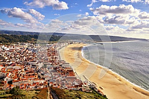 View of NazarÃÂ©, Portugal photo