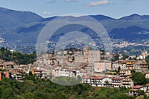 view of Nazzano  italian common  latium  italy
