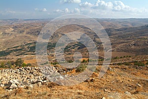 View from Nebo mountain to the Land of Promised